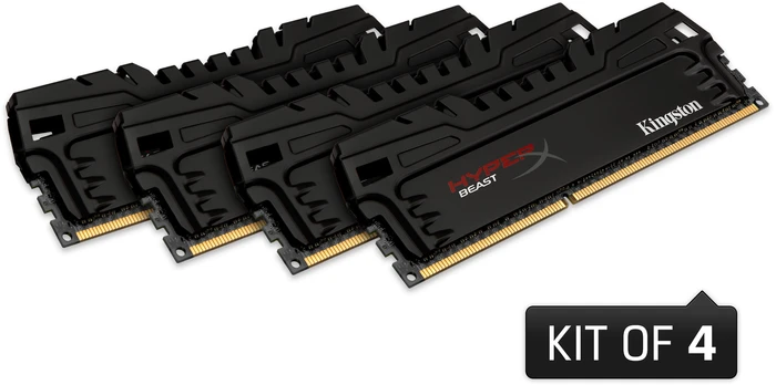 Kingston FURY Beast XMP UDIMM 32GB Kit, DDR3-2400, CL11-13-14