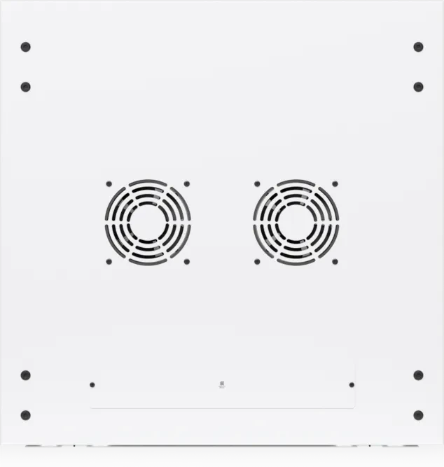 Ubiquiti 12U Rack Cabinet, 19" Wandgehäuse 12HE, Gitternetztür, weiß, 600mm tief