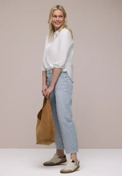Street One Amalia Jeans indigo striped wash (Damen)