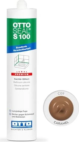 Otto-Chemie Ottoseal S 100 C09 Sanitär-Silikonkleber caramel, 300ml