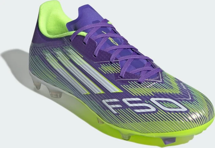 adidas F50 League FG/MG purple rush/cloud white/lucid lemon