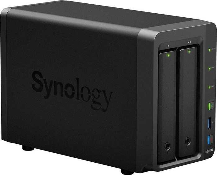 Synology DiskStation DS716+ 2TB, 2GB RAM, 2x RJ-45 1000Base-T, 3x USB-A 3.0
