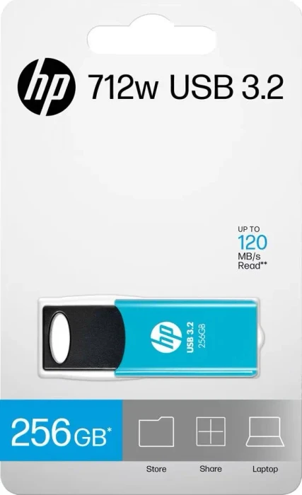 PNY HP x712W 256GB blau/schwarz, USB-A, USB 3.2 Gen 1×1