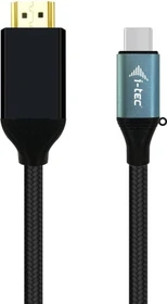 i-tec USB-C 3.1 [Stecker] auf HDMI [Stecker] 4K 60Hz Adapterkabel schwarz, 2m (C31CBLHDMI60HZ2M)