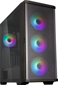 Zalman Z10 Duo, schwarz, Glasfenster