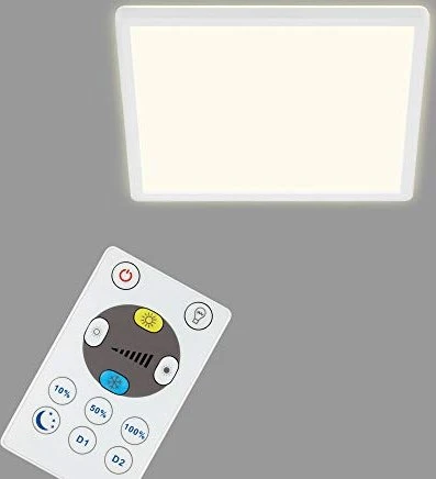 Briloner Slim LED Deckenleuchte 18W 29.3cm weiß