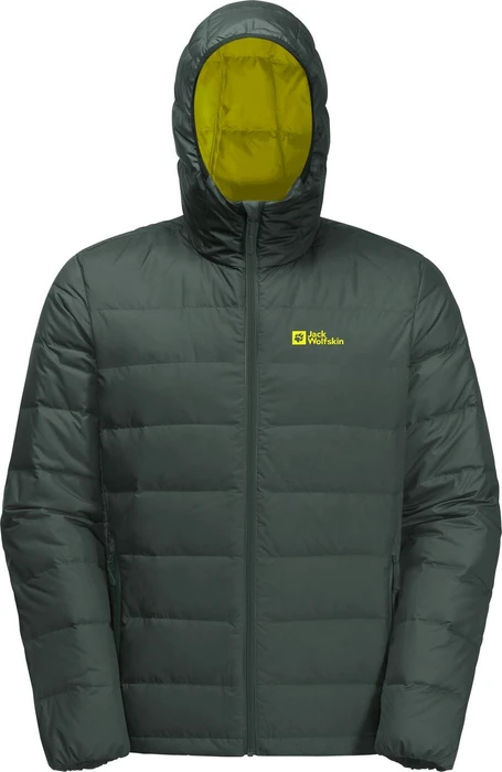 Jack Wolfskin Ather Down Hoody Funktionsjacke black olive/firefly (Herren)
