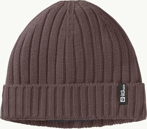Jack Wolfskin Rib Knit Beanie red earth