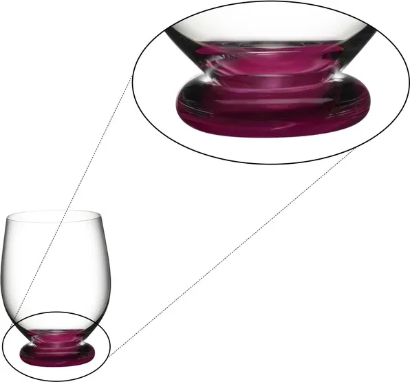Riedel Fatto A Mano Trinkglas Becher Piccolo drachenrot