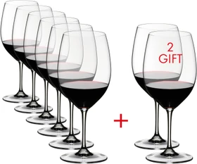 Riedel Vinum Cabernet Sauvignon/Merlotglas, 8 Stück