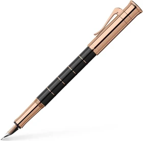 Graf von Faber-Castell Classic Anello schwarz/rosegold, rechte Hand, mittel