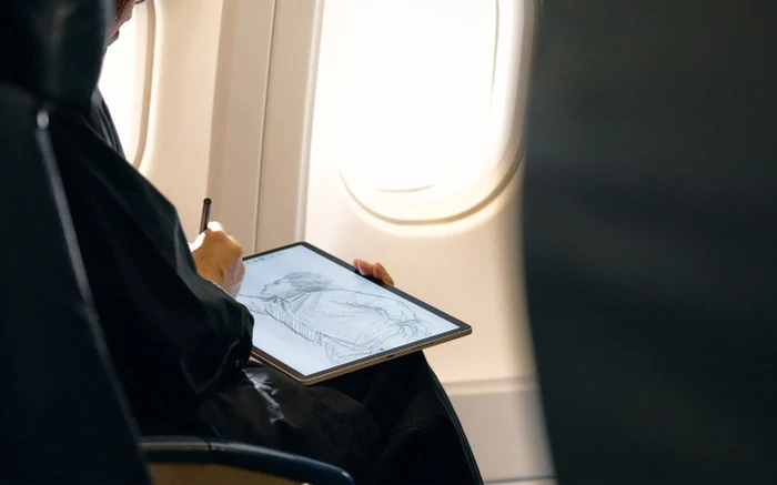Wacom MovinkPad Pro 14, hellgrau, Snapdragon 8s Gen 3, 12GB RAM, 256GB Flash