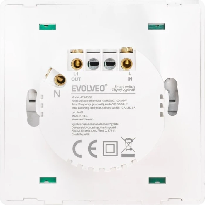 Evolveo WiFi Single Smart-Switch 1-fach