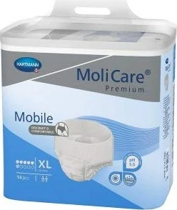 Hartmann MoliCare Premium Mobile 6 Tropfen Schutzhose Größe XL, 14 Stück