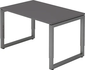 Hammerbacher Ergonomic Plus R-Serie RS12/5/G Schreibtisch 120x80cm grau/graphit