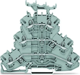Wago Dreistockklemme Serie 2002 mit Push-in CAGE CLAMP