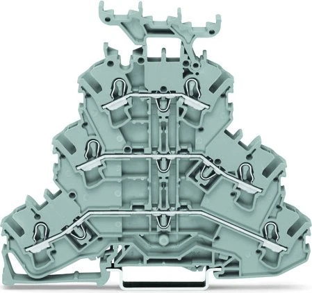 Wago Dreistockklemme Serie 2002 mit Push-in CAGE CLAMP