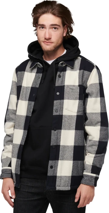 Black Diamond Project Lined Flannel Hemd langarm black/off white (Herren)