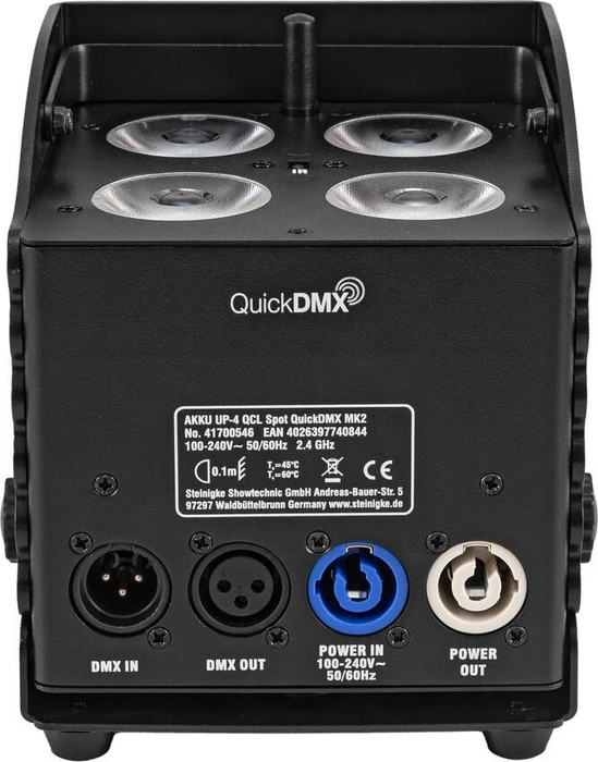Eurolite AKKU UP-4 QCL Spot QuickDMX MK2