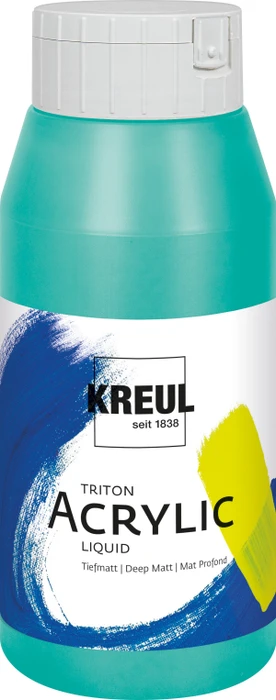 Acrylfarbe, kobalttürkis, 750ml