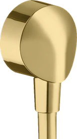 Hansgrohe FixFit E Wandanschluss polished goldoptik