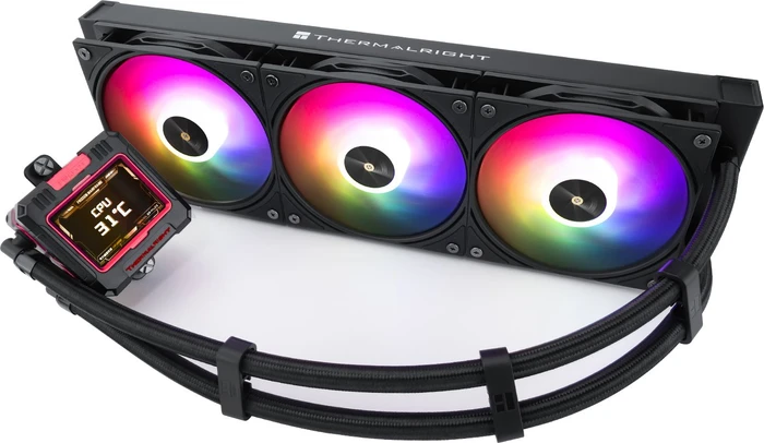 Thermalright Frozen Warframe 360 SE ARGB Black V2, schwarz