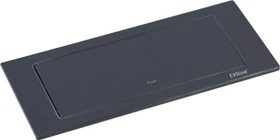 Schulte EVOLine BackFlip Cuisine, 2-fach, 1x USB-C, 2.5m, schwarz
