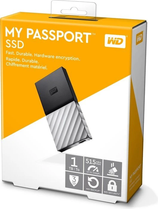 Western Digital WD My Passport SSD, 2TB, USB-C 3.1