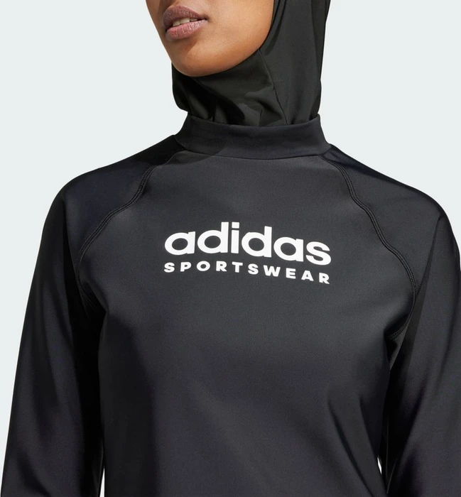 adidas Rashguard Funktionsshirt langarm schwarz (Damen)