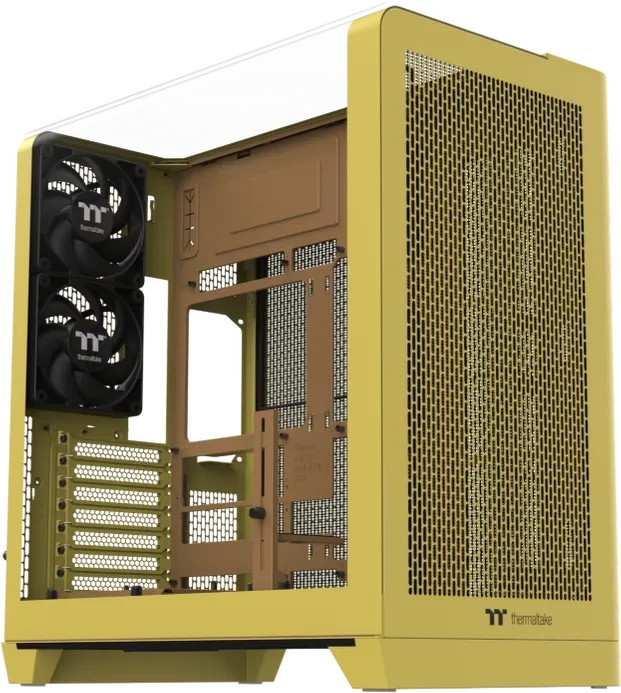 Thermaltake View 390 Air Butter Caramel, gelb, Glasfenster