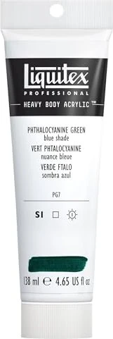 Liquitex Professional Heavy Body Acrylic phthalocyanine green blue shade, 138ml