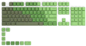 Glorious GPBT Keycaps, Kunststoff (PBT), Olive, grün, 114 Tasten (104+10), ANSI-US