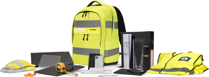 Dicota Hi-Vis 25 Liter, Notebook Rucksack, gelb
