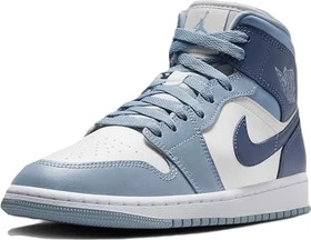 Nike Air Jordan 1 Mid sail/blue grey/white/diffused blue (Damen)