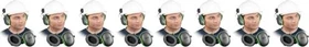 3M Peltor X5P3E Helm-Gehörschutz schwarz/grün