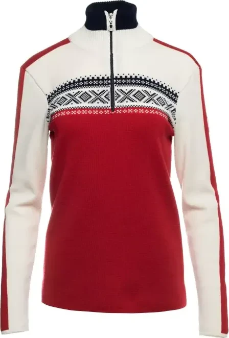 Dale of Norway Dystingen Strickpullover raspberry/off white/navy (Damen)