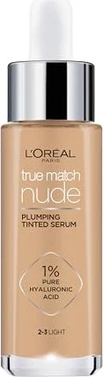 L'Oréal Perfect Match Nude Plumping Tinted Serum 2-3 light, 30ml