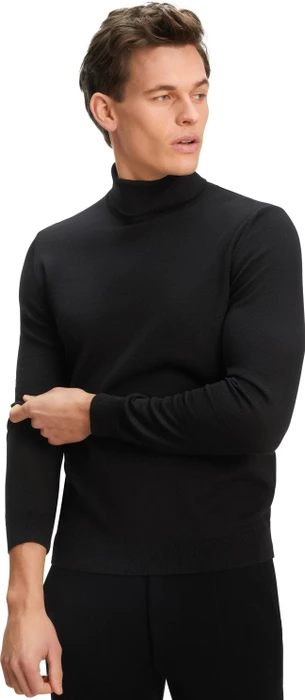 Falke Basic Apparel Rollkragen Pullover schwarz (Herren)