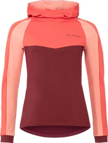 Vaude Qimsa Hoody Trikot langarm hotchili (Damen)