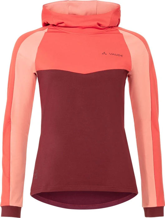 Vaude Qimsa Hoody Trikot langarm hotchili (Damen)