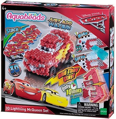 Aquabeads Cars 3 3D Lightning McQueen Motivset