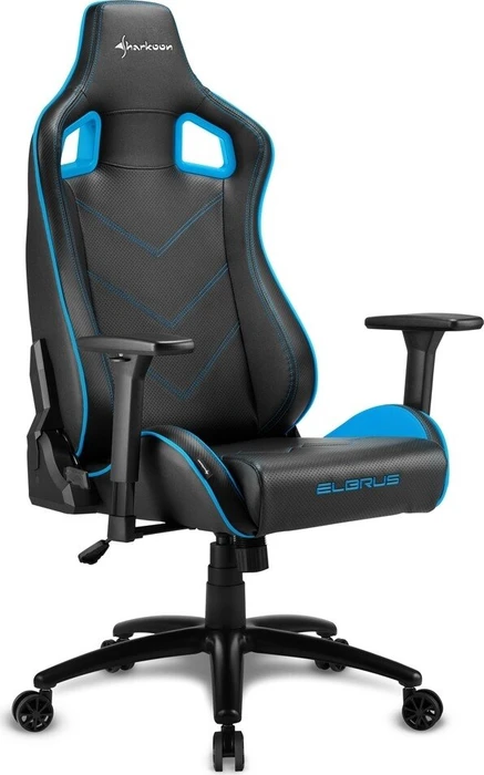 Sharkoon Elbrus 2 Gamingstuhl, schwarz/blau