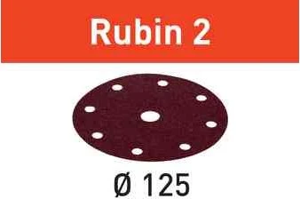 Festool Rubin 2 STF D125/8 P80 RU2/10 Schleifblatt K80, 125mm, 10 Stück