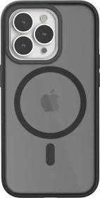 Woodcessories Clear Case MagSafe für Apple iPhone 14 Pro schwarz/matt