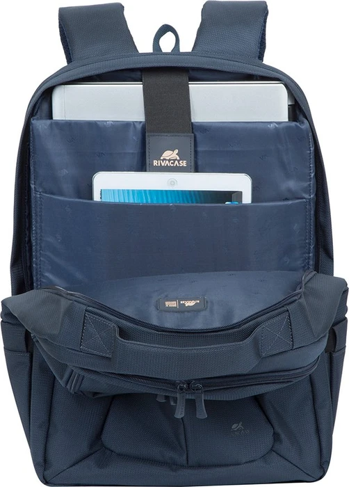 RivaCase 8460 Bulker Laptop Backpack 17.3" Dark Blue