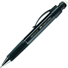 Faber-Castell Grip Plus Druckbleistift 0.7mm graphit, schwarz, Radierer