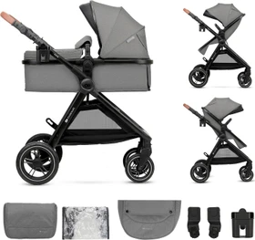 Kinderkraft Esme 2in1 Kombi-Kinderwagen grau