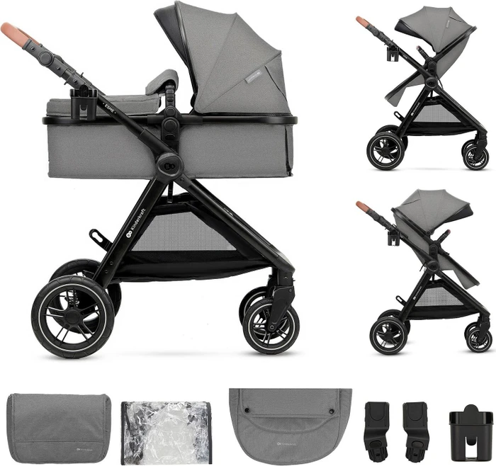 Kinderkraft Esme 2in1 Kombi-Kinderwagen grau