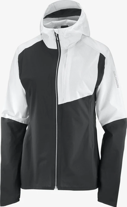 Salomon Bonatti Trail Funktionsjacke deep black/white (Damen)