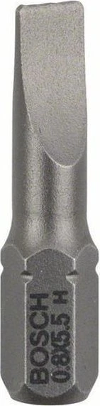Bosch Professional Extra Hart Schlitz Bit 1/4", 5.5x25mm, 3 Stück